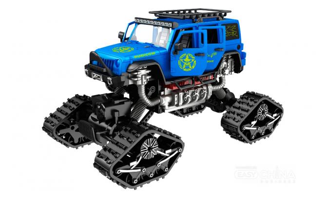 Машинка-вездеход с комплектом колес и гусениц Машинка-вездеход с комплектом колес и гусениц